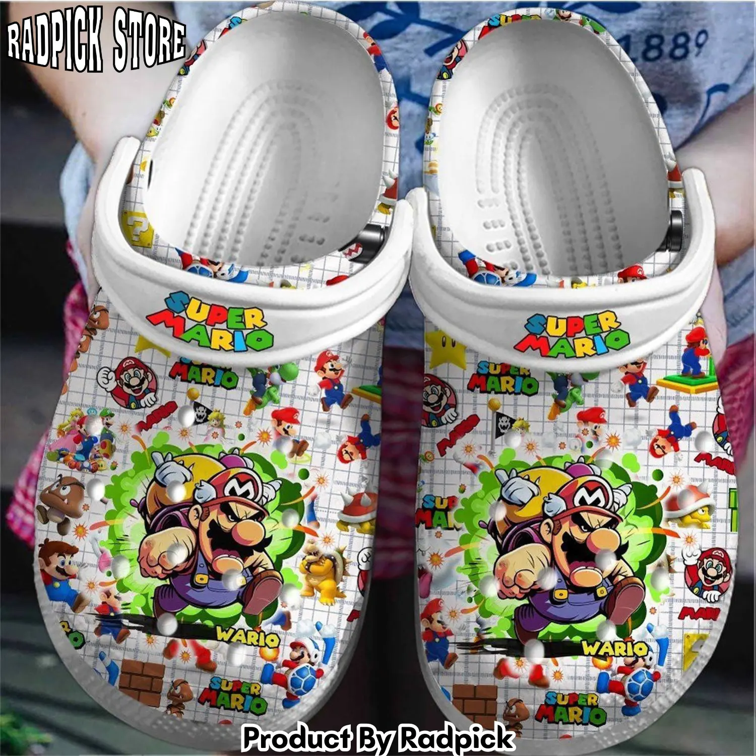 Radpick super mario game movie clogs shoes comfortable for men women uoy rp6521057